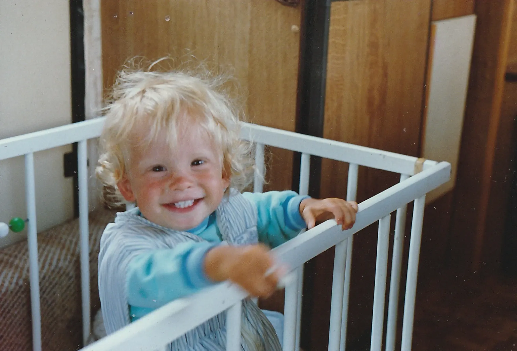 Fré als kind in de natuur